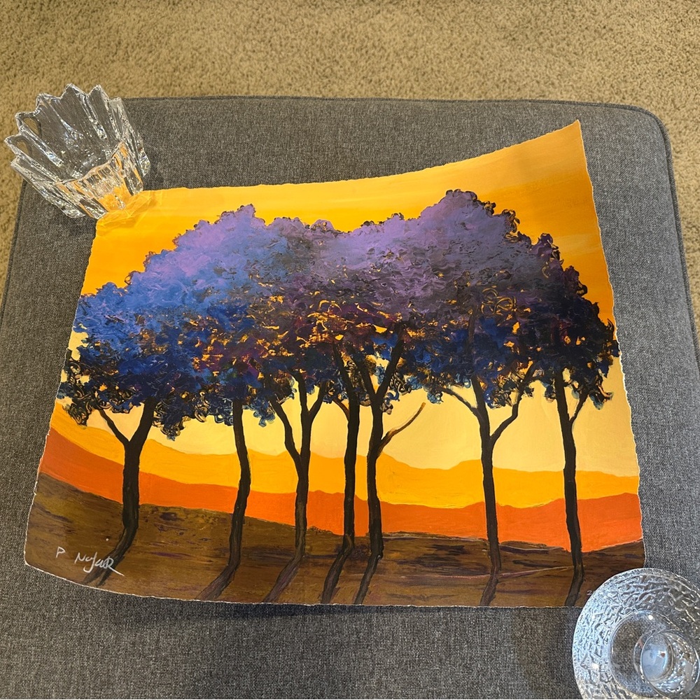 David Najar Horizon Of Gold Giclee Print Signed Art 2050/2250 Framed Tree - Picture 6 of 7